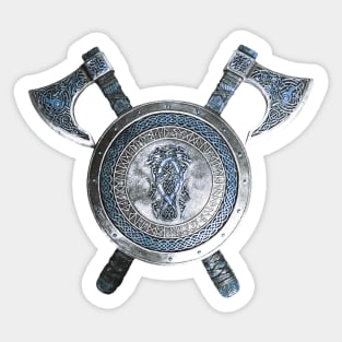 viking shield Sticker